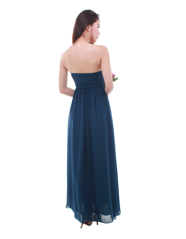 Cleo Maxi Dress in Navy Blue